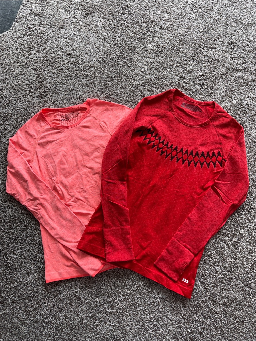 LOT OF Victorias Secret Sport Seamless Longsleeve Small TWO